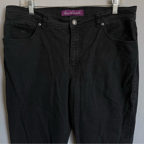 Gloria Vanderbilt Black Women's Jeans Size 16 - Picture 2 of 9
